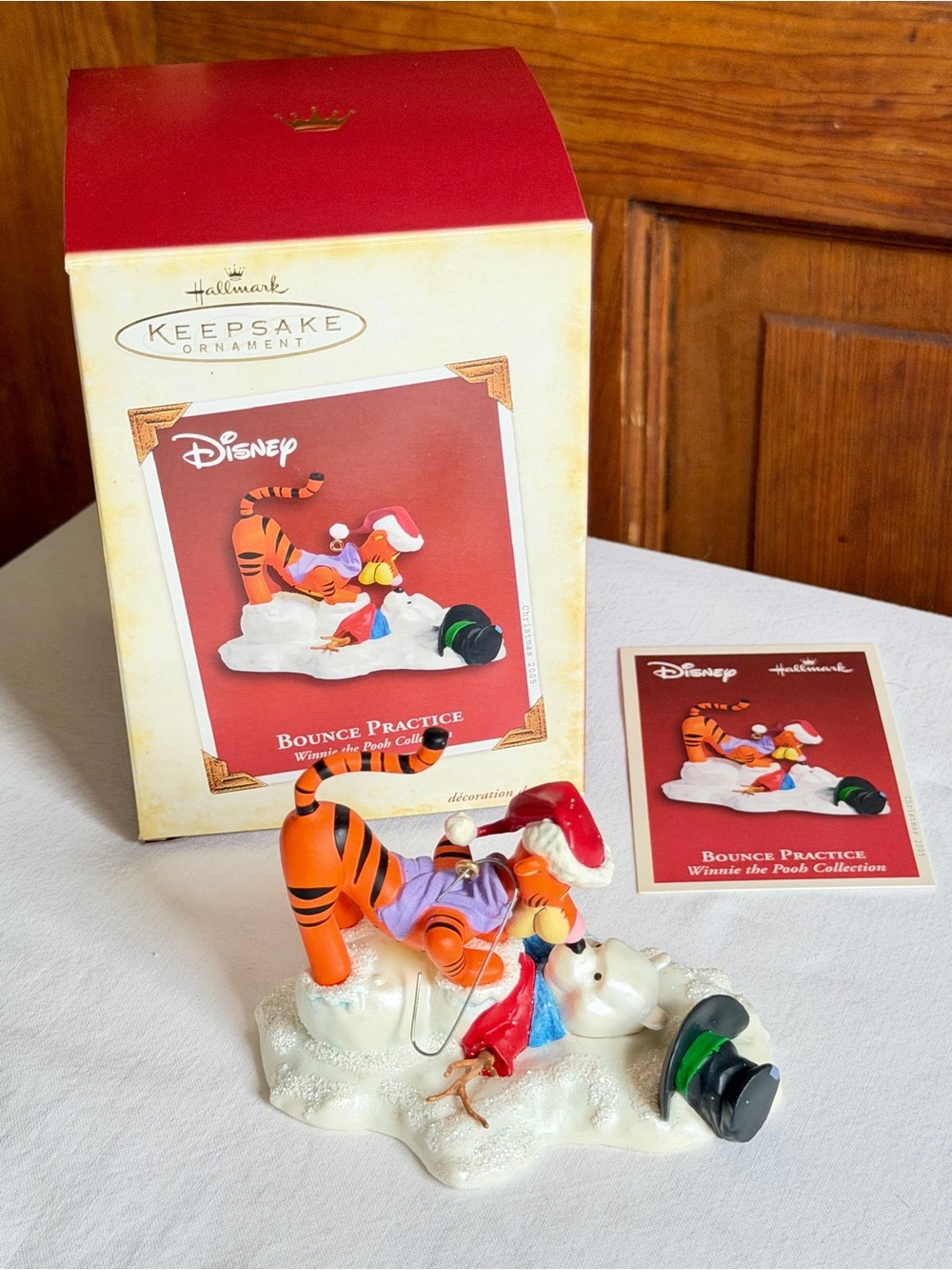 Hallmark Disney Winnie the Pooh Tigger Bounce Practice Christmas Ornament 2005
